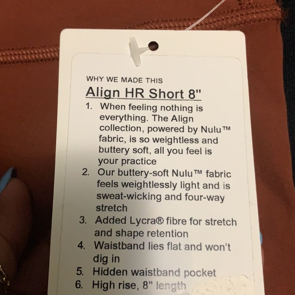 Lulu align short 8” - Picture 4 of 9